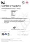ISO 14001 Certificate for Oleo International UK